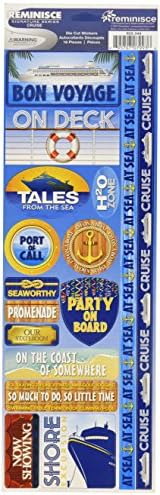 Signature Series 2012 Cardstock Combo Stickers 4.25"X12"-Cruise