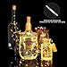 KINGTOP Wine Bottle Lights 9 Pack Copper Wire Cork Bottles String Lights 2M 20 LEDs Battery Operated Micro Lights for DIY Parties Decorations Christmas Halloween Wedding(Warm White)