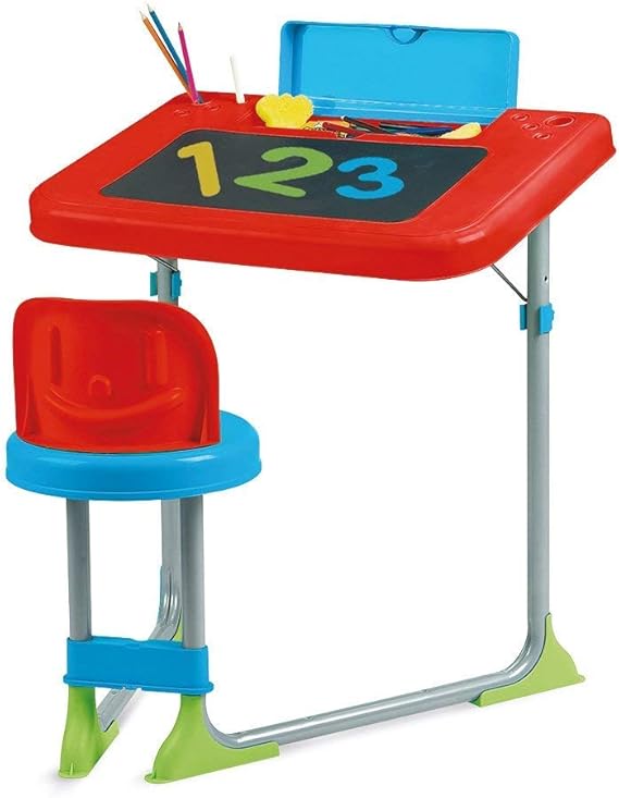 Banco Scuola Bambini, Sollevamento Scrivania Bambini, Scrivania For Uso Domestico, Cassetti, Libreria, Ganci, 3-18 Anni Possono Sedersi Comodamente For Ragazzi E Ragazze