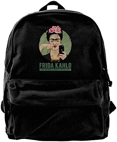 Rihvona Frida Kahlo The Queen Of Selfie Canvas Backpack