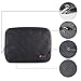 Universal Cable Organizer, Double Layer Travel Electronics Accessories Organizer Case for Various USB, Phone, Charger, Gear Organizer Storage Bag within 7 Inches