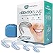 Mouth Guard - Teeth Grinding, Dentist-Approved Teeth Protectors, Offers Relief From Bruxism, TMJ & Teeth Clenching. Promotes Jaw Joint Relaxation, Custom Fit BPA-Free – 4 Pack