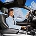 Zone Tech Car Heated Seat Cover Cushion Hot Warmer - Premium Quality 2 Pack 12V Fireproof Heating Warmer Pad Cover Perfect for Cold Weather and Winter Driving