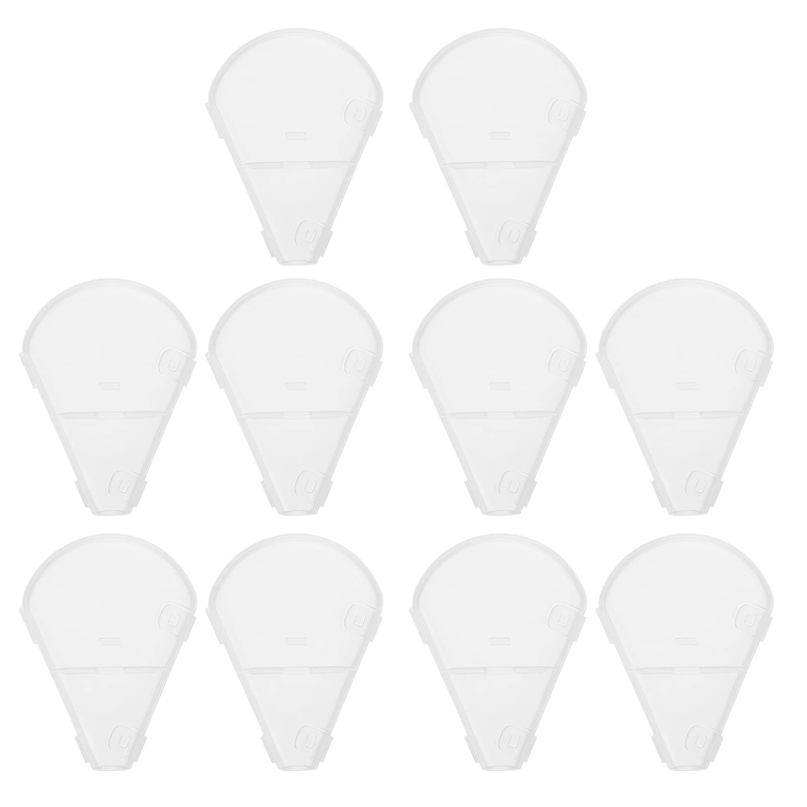 Minkissy 10pcs Makeup Cosmetic Beauty Brush Protector Pen Guards Reusable Expandable Mesh Cover