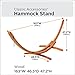 Classic Accessories Natural Wood Hammock Stand