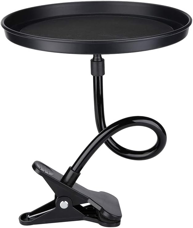 The car dining plate can be bent and rotated 360 degrees at will, which is convenient for dining and traveling in the car.