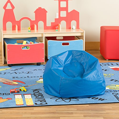 Sprogs SPG-610-005-SO Round Bean Bag Chair, Blue