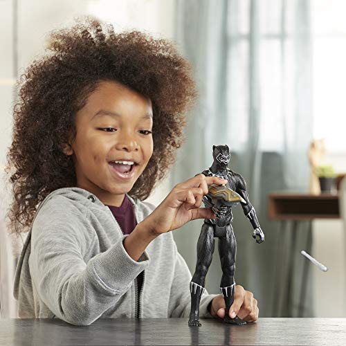 Hasbro E7388 Marvel Avengers Titan Hero Serie Blast Gear Deluxe Black Panther Figur, 30 cm groß, inspiriert von den… – Bild 5