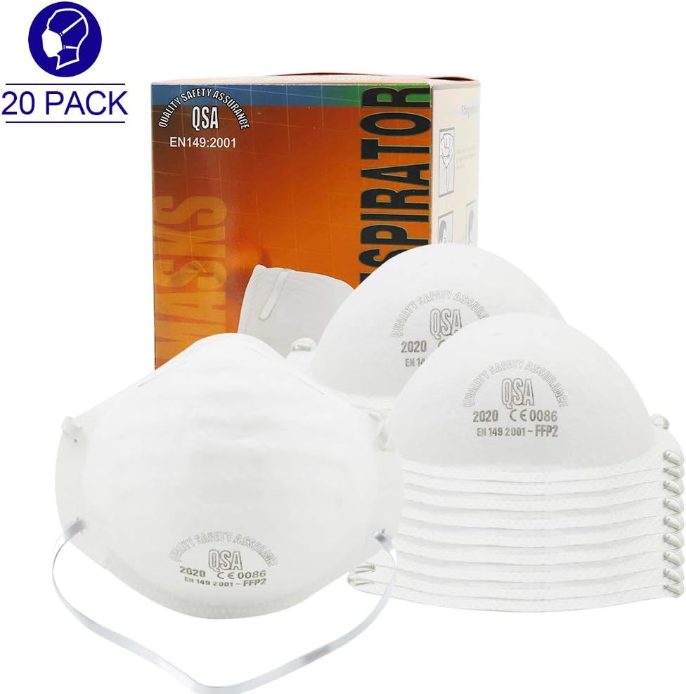 20 Pack Anti-Spitting Protective Mask Dustproof Cover Prevent Saliva Safety Face Shields