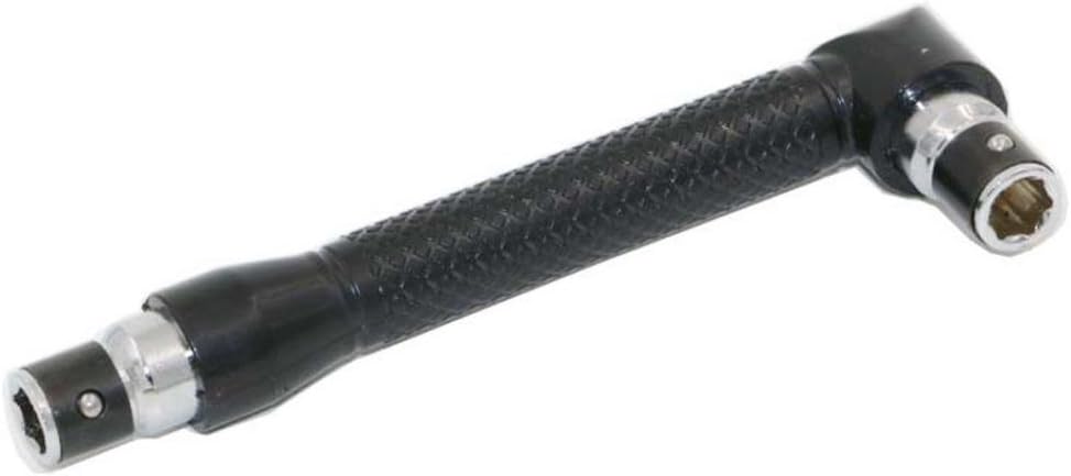 Loneflash Ratchet Socket Wrench,L-Shaped Double Head 1/4" Socket Wrench Spanner Screwdriver Home DIY Hand Tool