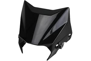 DREFGH Motorcycle Parts PP Headlight Cover Compatible with Ultra Bee Dirt Pit Bike Head Lamp Protector Shade Motocross Access