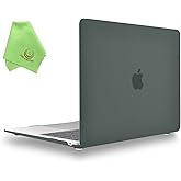 UESWILL 2022 2021 MacBook Air 13 inch Case A2337 M1 A2179 A1932, Hard Shell Case Cover Compatible with MacBook Air 13 inch with Retina Display & Touch ID (2018-2022), Midnight Green