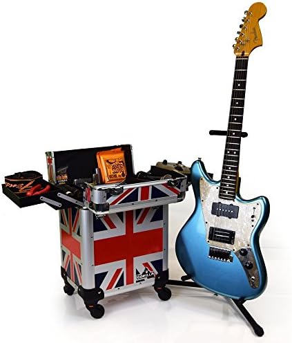 Gorilla Musician Tech Trolley Gig Case with Wheels & Handle Union Jack