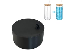 Black Glitter Funnel for Snow Globe Tumblers | Handmade 3D Printed Tool + Glitter Pick – Entonnoir Pailleté Pour Gobelets Sno
