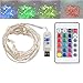 16ft LED USB String Lights 16 Colors Multi Color Changing Copper Wire String Lights with Remote Control Waterproof Decorative Lights for Bedroom, Patio, Garden, Gate, Parties, Wedding, Christmas Tree