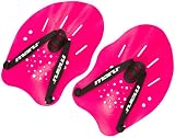 MARU Hand Paddles Pink – One-Size Swimming Paddles with Adjustable Straps