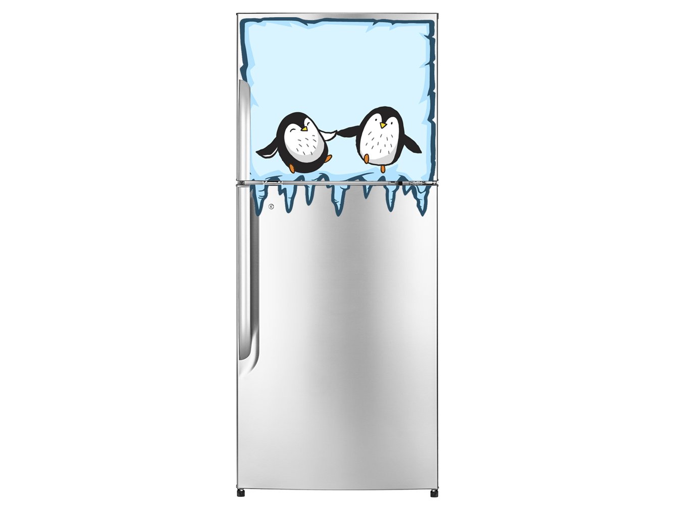 Vinilo Frigorífico Pinguinos 200x70cm | Varias Medidas | Pegatinas ...