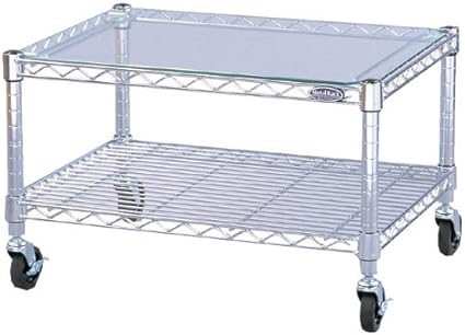 Amazon Co Jp アイリスオーヤマ メタルラックローテーブル Mrt 6146 パソコン 周辺機器