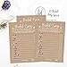 25 Rustic Emoji Pictionary Bridal Shower Games Ideas, Wedding Shower, Bachelorette or Engagement Party For Men and Women Couples, Cute Funny Kit Bundle Set, Coed Adult Game Cards For Bride to be Party