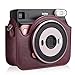 Fintie Protective Case Compatible with Fujifilm Instax Square SQ6 Instant Film Camera - Premium PU Leather Bag Cover with Removable Adjustable Strap, Burgundy