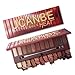 UCANBE Heat Shimmer Matte Warm Eye Shadow Palette With Mirror and Black Brush