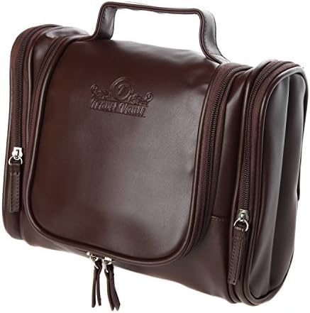 Signature Dopp Kit | Large Size Travel Organizer | Hanging Toiletry Bag for Accessories and Toiletries