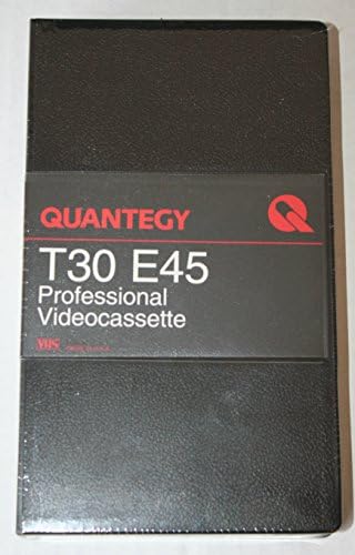 Quantegy T30 E45 Professional VHS Videocassette
