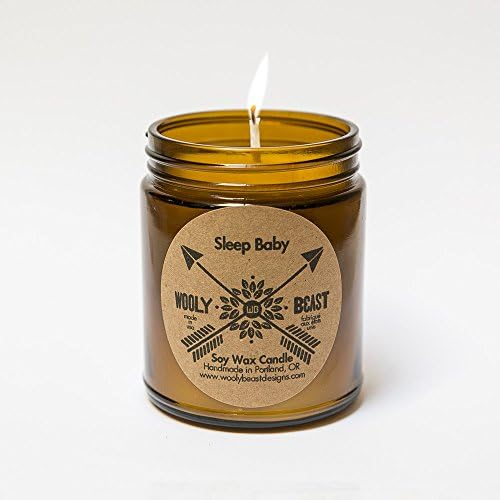 WOOLY BEAST Soy Candles – BABY Collection – SLEEP BABY 9oz
