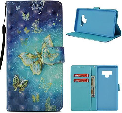 Galaxy Note 9 Case Silicone Leather Nnopbeclik Wallet Flip Case Protective Cover a5