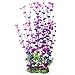Pawliss Aquarium Decor Fish Tank Decoration Ornament Artificial Plastic Plant Purple Large 16inch