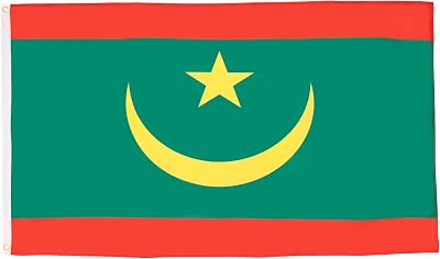 AZ FLAG Mauritania Flag 2x3 ft 100D Polyester with 2 Metal Grommets