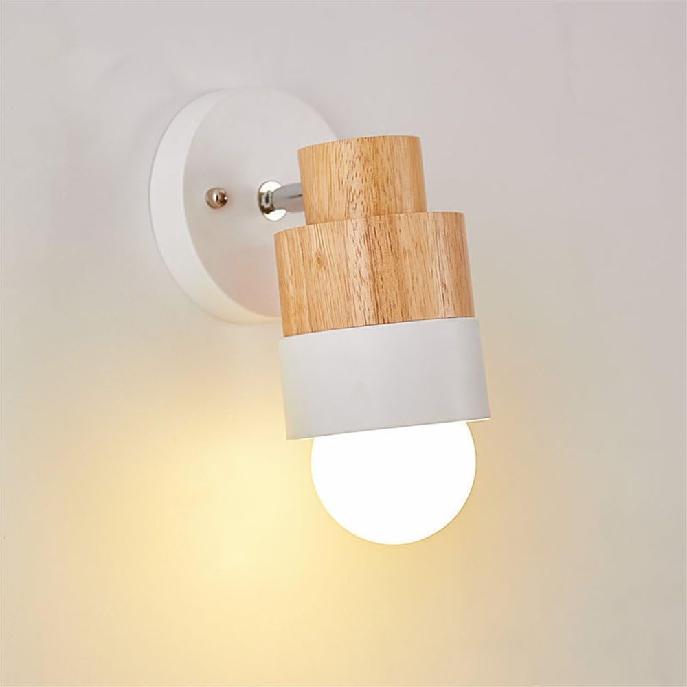 Tehenoo Plug In Wall Lamp Wooden Wall Sconce Black Wall Light With Cord Rotatable Wall Light Fixture For Bedroom Living Room Bedside Lamp Wall Lights Tools Home Improvement Fcteutonia05 De