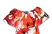 Suimiki Vintage Ruffle Plain Floral Printed Off Shoulder Bodycon Long Party Maxi Dress Orange A X-Large