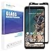 Pleson VE-Pixel 2XL SY Tempered Glass, Case Friendly, Bubble-Free, Anti-Scratch, 9H 3D Curved Glass Screen Protector for Pixel 2- Black