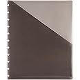 TUL Custom Note-Taking System Discbound Pocket Dividers, 8 1/2" x 11", Letter Size, Gray, Pack Of 2