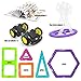 Magnetic Blocks, Magnetic Tiles, 55 Pcs Magnetic Tiles Building Blocks Magnetic Construction Set Educational Stacking Toys