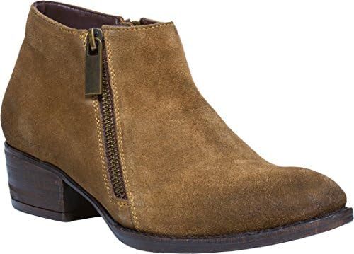 Cavalone Women's Suede Leather Pointed Toe Ankle Booties