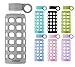 purifyou Premium 40/32 / 22/12 oz Glass Water Bottles with Volume & Times to Drink, Silicone Sleeve & Stainless Steel Lid Insert, Reusable Bottle for Fridge Water, Milk, Juice (22oz Pastel Gray)