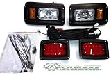 Club Car DS Golf Cart Headlight and LED Tail Light Kit - 1993 & Up