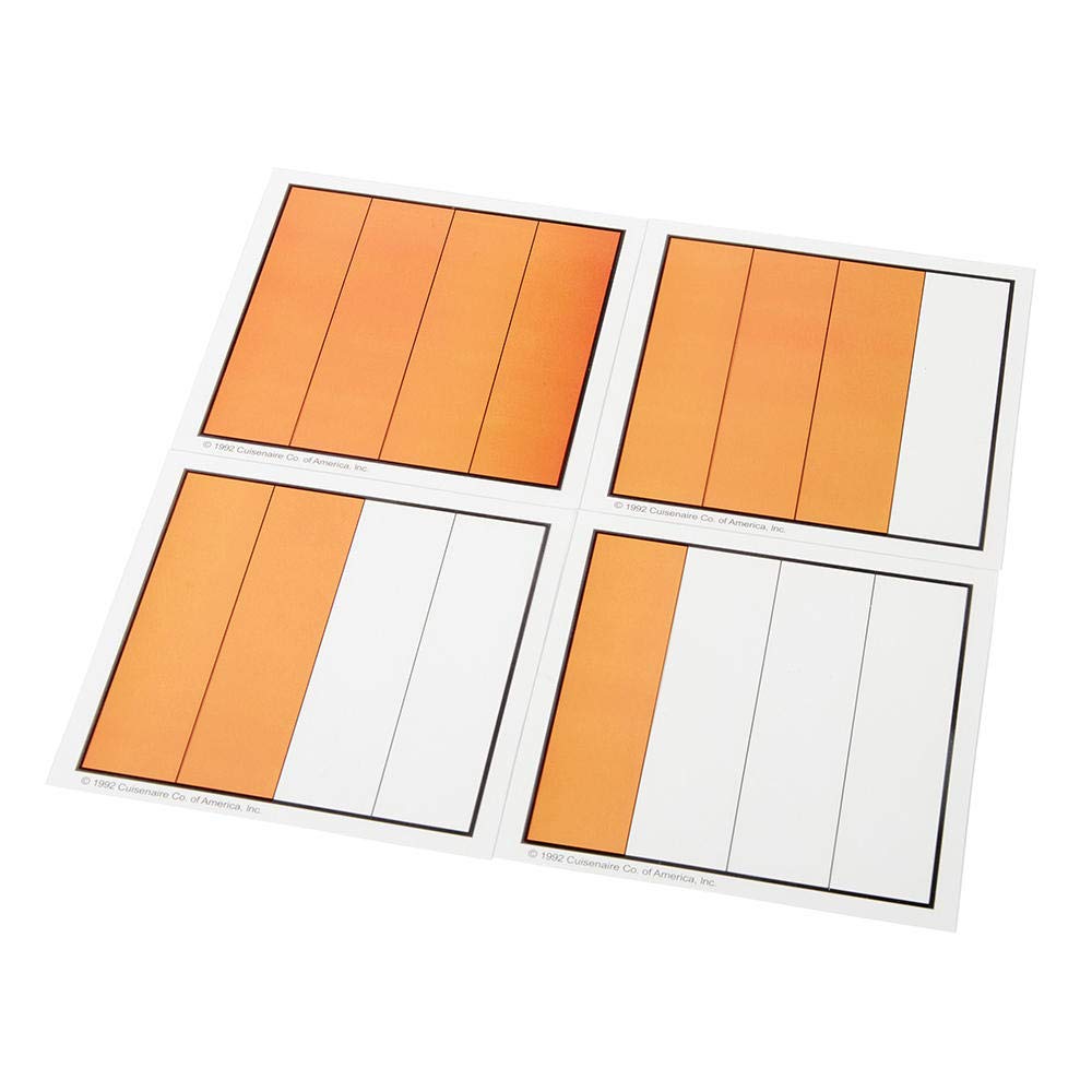 hand2mind Picture Grids for Fractions and Decimals, Math Classroom Manipulatives, Montessori Math Materials, Fraction Manipulatives for Elementary School, Math Teacher Supplies (Set of 60)