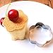 Cookie Cutters Pastry Fruit Cutters, Amison 12 Pcs Metal Stainless Steel Heart Star Circle Flower Shaped Mould