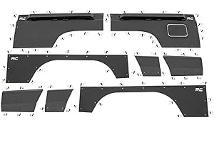 Rough Country Full Body Armor Kit for 1997-2001 Jeep Cherokee XJ - 10581