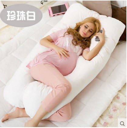 Pansupply Maternity U shaped body pillow body pregnancy pillow for side sleeper removable cover