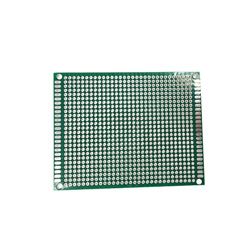Maosifang 7x9CM 9X15CM Double Side Universal PCB Printed Circuit Board Prototype Kit for DIY Soldering Experiment and Electronic Designing - Thumbnail 5