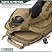Savior Equipment The Coffin T.G.B Tactical Gun Bag Soft Case Carrier Shoulder Sling Pack Padded Bug-Out Bag, Low Profile, MOLLE Panel, Hook-N-Loop Webbing, 34 Inch Flat Dark Earth Tan