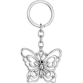 Butterfly Keychain, Bag Charms for Womens – Cute Keychains Gift for Women, Girls, Purse & Backpack Accessory