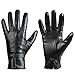 Womens Winter Leather Touchscreen Texting Warm Driving Lambskin Gloves 100% Pure