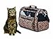 Sherpa Cat Tote Pet Carrier, Leopard Print