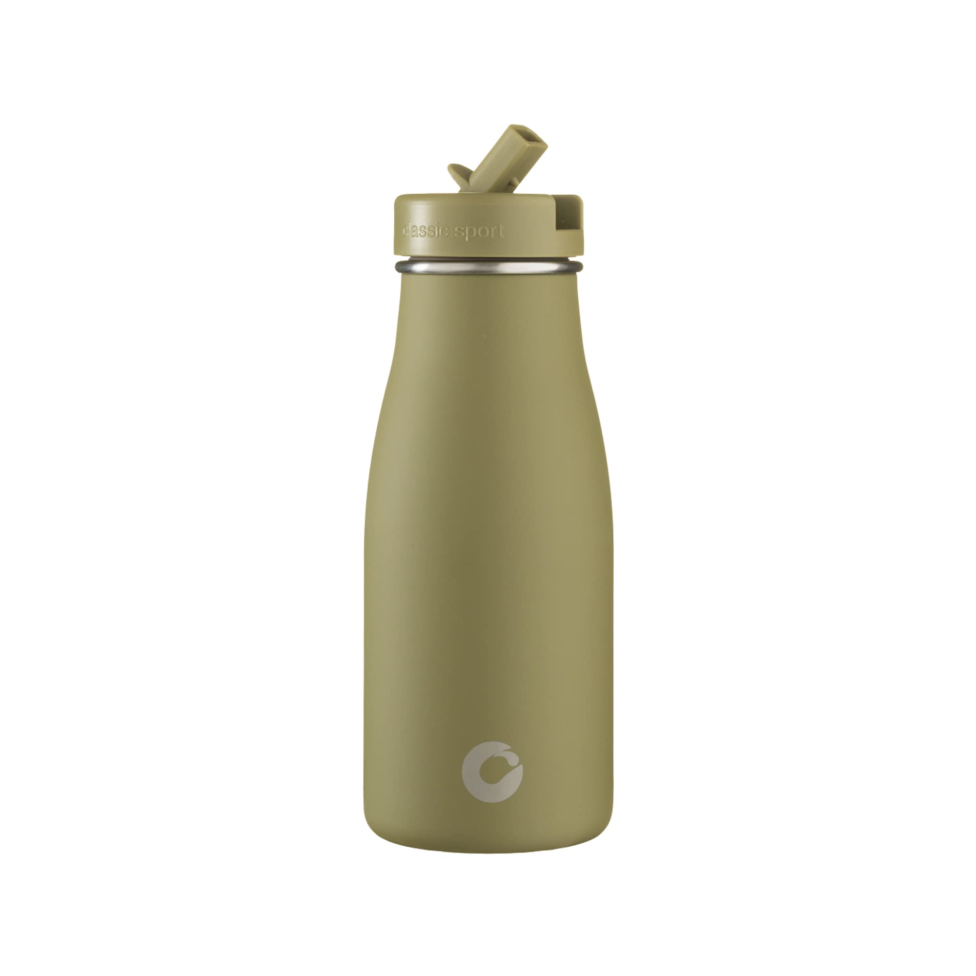 BOTL Evolution Stainless Steel, BPA/BPS Free, Insulated and Leakproof Straw Lid Water Bottle, 350ml Hot and Cold Drinks (Mangrove NEW Skin Finish)