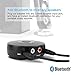 Cyber Acoustics Bluetooth Audio Adapter Receiver for Music Streaming to Home Stereo Speaker System from Smartphones, Tablets and Laptops (CA-BT1)